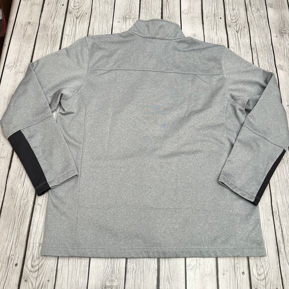 The North Face Mens Canyonlands Full-Zip Fleece Heather Gray Sweatshirt Size 2XL - Picture 2 of 12